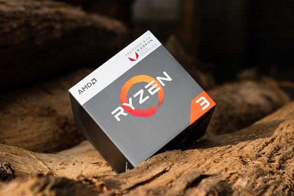 Slika Ryzen 3 2200G procesorja.